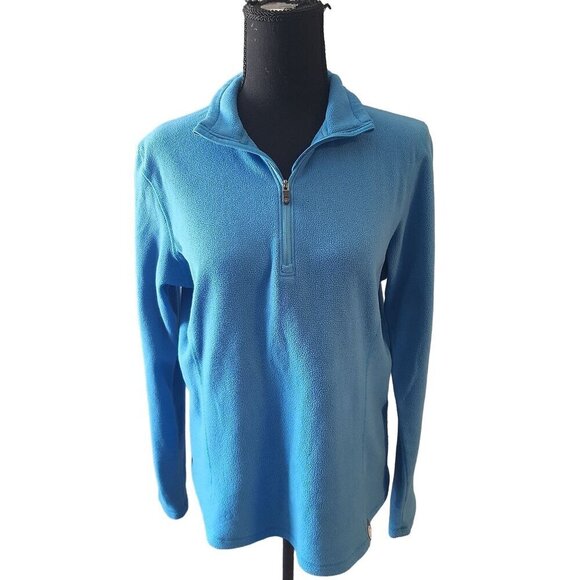 REI Sweaters - REI Coop Blue Fleece  Zipper Pullover Sweater Size M Casual Outdoor Hiking
